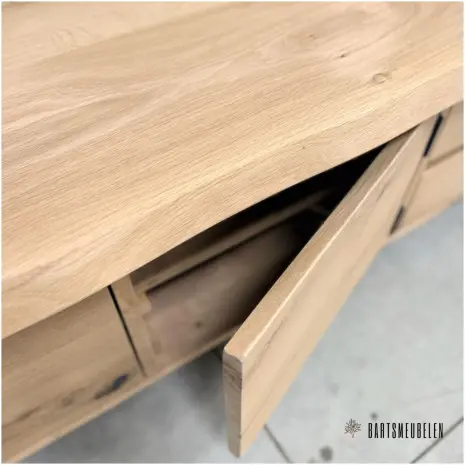 opbergruimte tv meubel eiken Dante