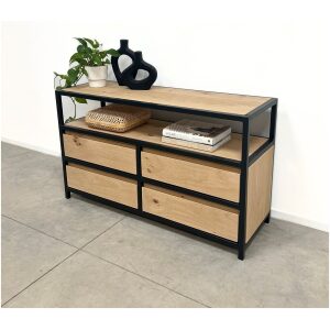 Kastje laag met lades