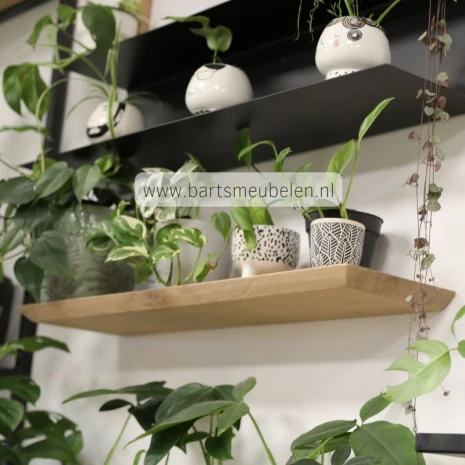 foto wandplank eiken verjongd 25mm dik