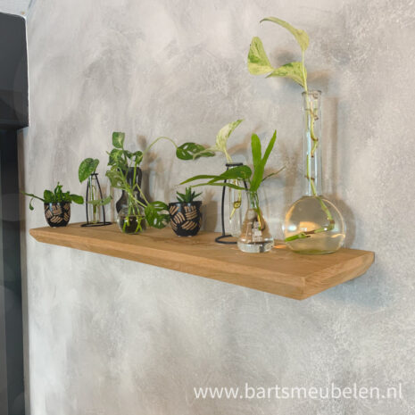afbeelding wandplank zwevend Jaxx aan de muur