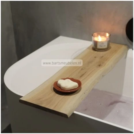 badplank boomstam 25.5 foto badplank boomstam 25 van eikenhout natuurlijk