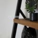detail foto ladderkast gerookt eiken