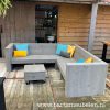 steigerhouten hoekbank bob in old-look steigerhout met greywash kleurbehandeling