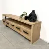 Eiken hout tv meubel Wout