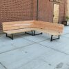hoekbank douglas met stalen frame