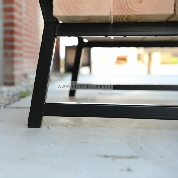 hoekbank stalen frame
