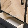 open lade visgraat kast