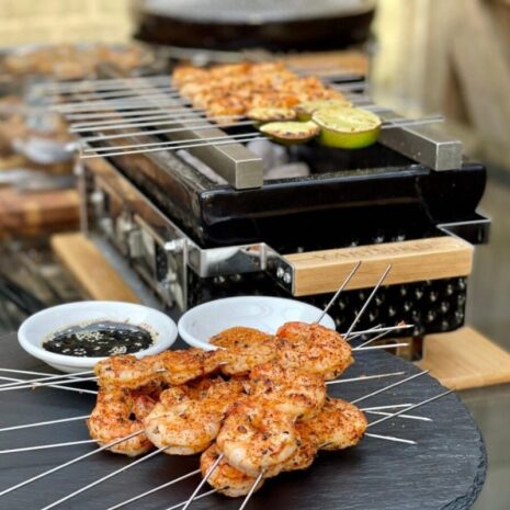 Rechthoekige shichirin yakitori bars Yakiniku