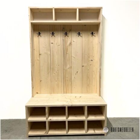 Steigerhouten Garderobekast Neeltje