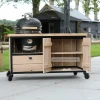 bbq tafel industrieel eikenhout en boomblad jim opbergkast