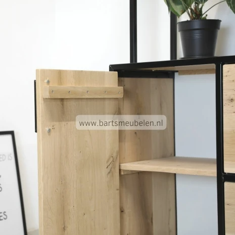 buffetkast industrieel vintage eikenhout