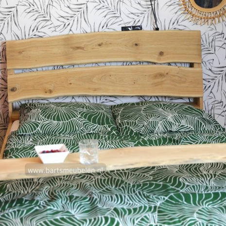 houten bed eikenhout