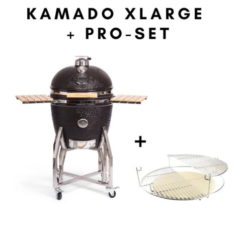 kamado xlarge met tafels en pro set