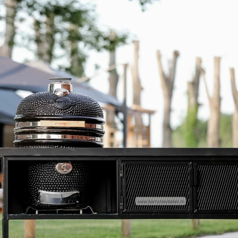 zwarte bbqtafel Ray