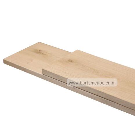 rustiek eikenhouten plank 4 zijdig geschaafd