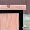Stalen bbq tafel douglas hout met blad van 45 mm dik