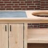 details buitenkeuken kamado douglas met tegel