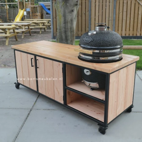stalen bbq tafel douglas met yakiniku large