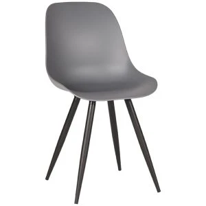 LABEL51 Eetkamerstoel Monza - Antraciet - Kunststof