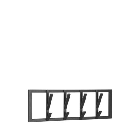 Zwart_Metalen_Kapstok_Frame_70x9x22_cm_Perspectief