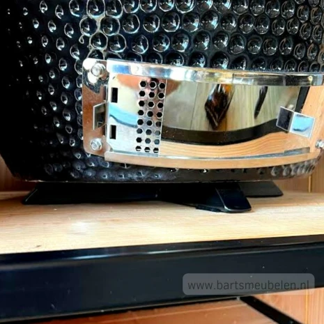 kamado zwart metalen tafelnest barts meubelen