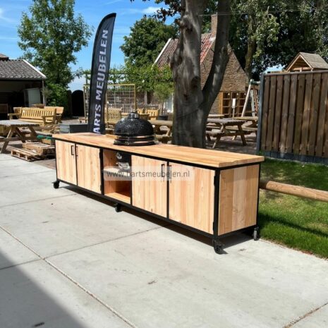 Stalen buitenkeuken douglas xl.6