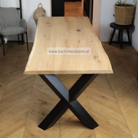 boomstamtafel met diamant x onderstel