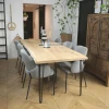 boomstamtafel met hairpin tafelpoten-40mm