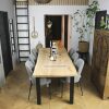 tafel boomstamblad met 4 losse poten