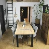 tafel boomstamblad met 4 losse poten