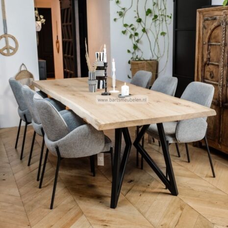 Boomstam eettafel vlinderpoot (40)800x800