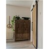 Loft deur staal en eiken