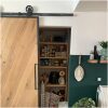 Loft deuren staal en eiken
