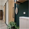 Dubbele loft deur eiken en staal