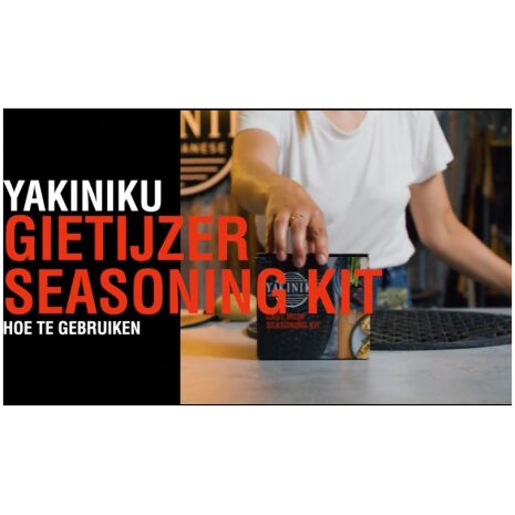 yakiniku gietijzeren seasoning kit hoe te gebruiken