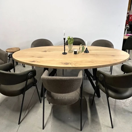 Ovalen eettafel eiken Sutton (40)
