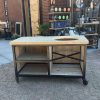 Steigerhouten_buitenkeuken_Seff_Kamado_Rechts_zwart_frame