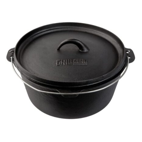 GRILL GURU CAST IRON DUTCH OVEN MEDIUM