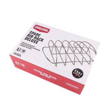 grill guru sparerib rack deluxe geleverd in doos