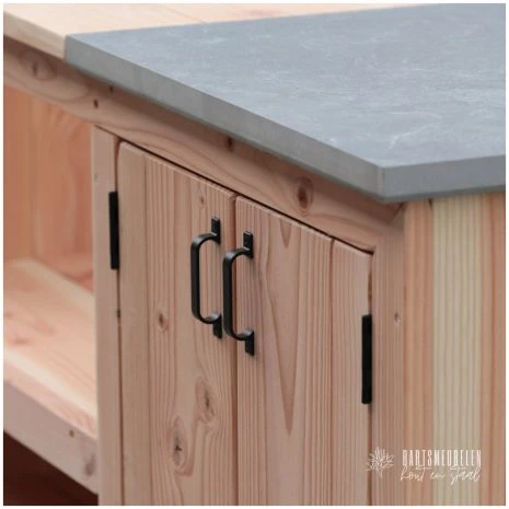 handgrepen douglas houten buitenkeuken 150x70cm