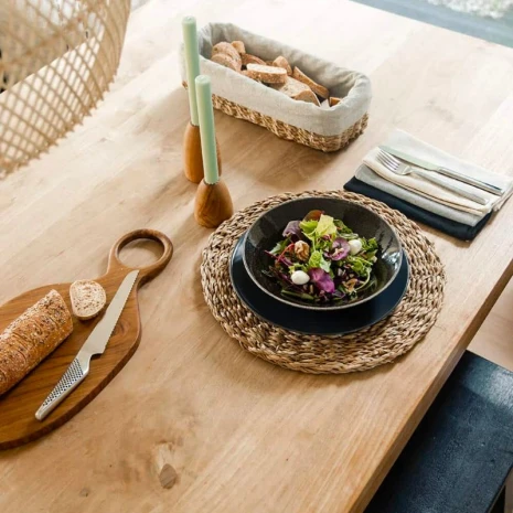 Original home Teakhouten snijplan Swan sfeerplaatje