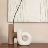 Vaas H-vorm 15x7,5x20,8cm Beige