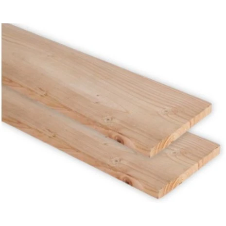 Douglas plank geschaafd 28x195 5 meter Douglas plank geschaafd 28x195 - 5 meter