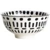 Gusta schaaltje zwart wit petiscos O12cm zon Gusta schaaltje zwart-wit petiscos Ø12cm zon
