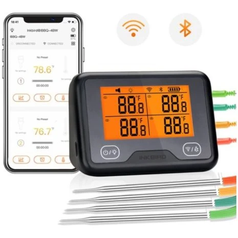 Wifi + Bluetooth thermometer Inkbird IBBQ-4BW
