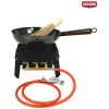 grill guru easy asia pan - wokbrander met wokpan afbeelding zijkant