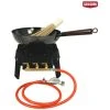 grill guru easy asia pan - wokbrander met wokpan afbeelding zijkant