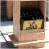 Bier statafel douglashout - ruimte voor bierkrat