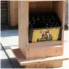 Bier statafel douglashout - ruimte voor bierkrat