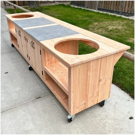 Kamado tafel 310x90 in douglas